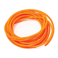 Orange PU Air Tubing Pipe Hose, 8mm OD x 5mm ID