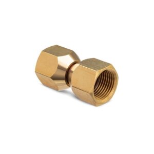 Brass 1/2” Female Flare by 1/2” Female Flare Swivel Brass Adapter